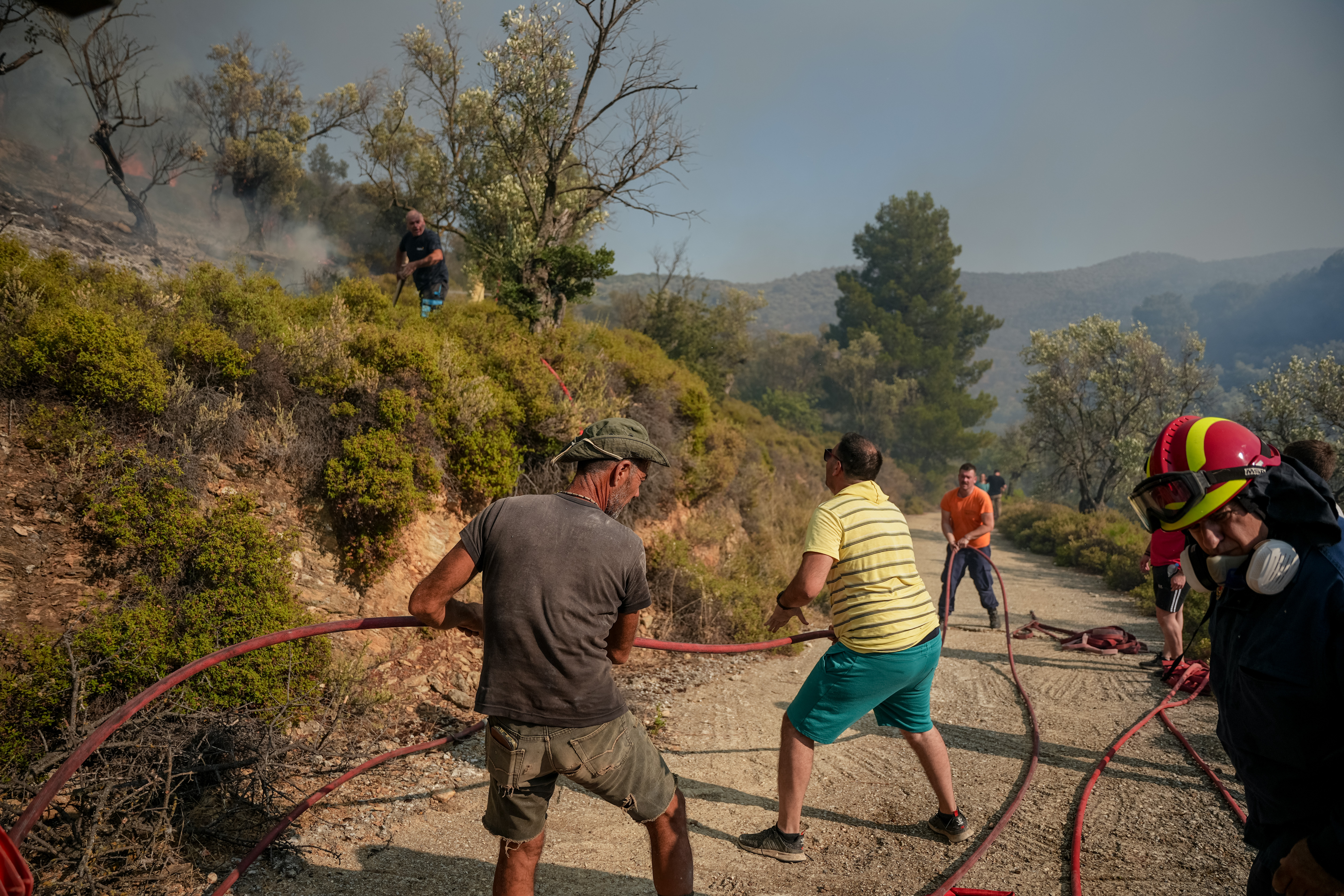 ΠΥΡΚΑΓΙΑ ΣΤΗ ΜΟΡΙΑ ΛΕΣΒΟΥ (ΠΑΝΑΓΙΩΤΗΣ ΜΠΑΛΑΣΚΑΣ/EUROKINISSI)