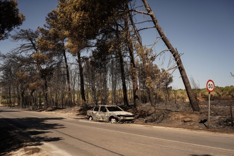 2024; burned; burnt; car; damage; destruction; East Attica Wildfire; fire; Wildfire; Καμένη έκταση; Πυρκαγιά; Πυρκαγιά της Ανατολικής Αττικής; αμάξι; αμάξια; αυτοκίνητο; ζημιά; καλοκαιρινές πυρκαγιές; καμένα; καταστροφή;